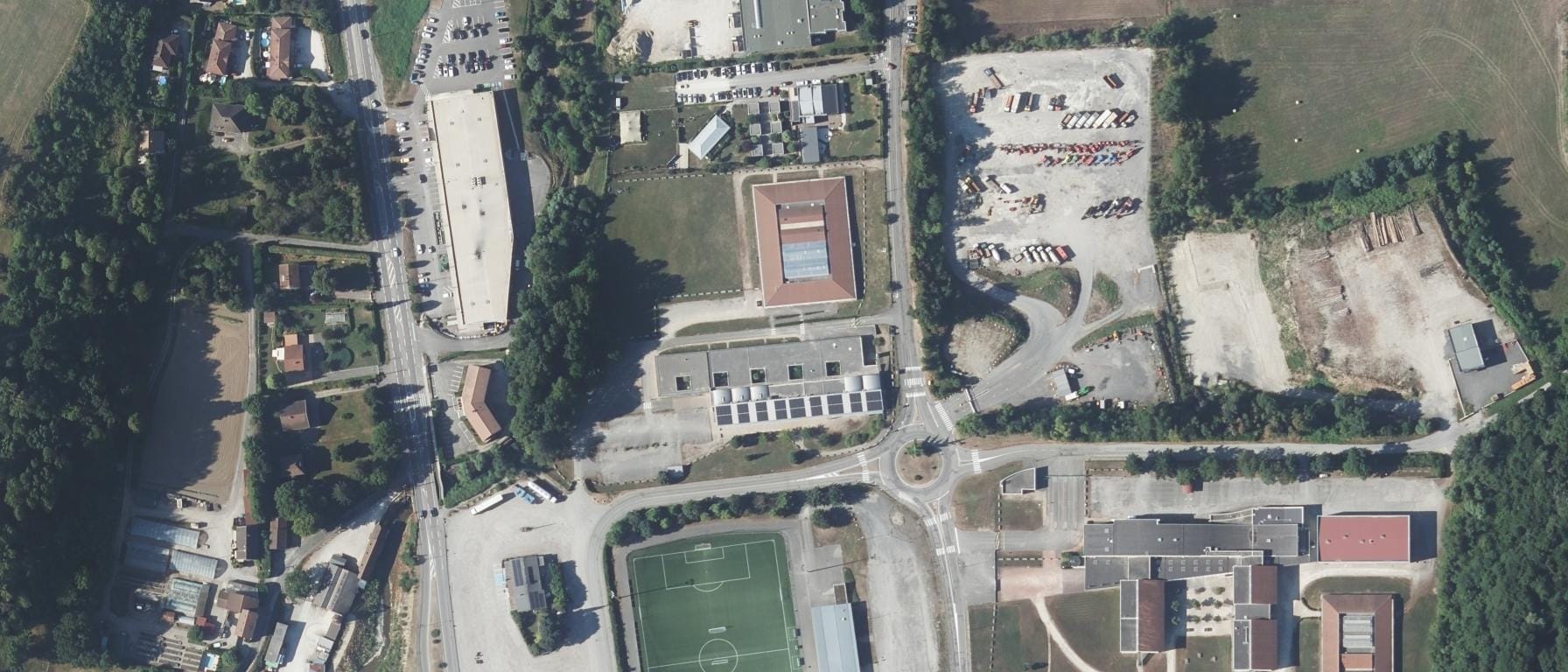 Vue aérienne de Lycée Saint Marc