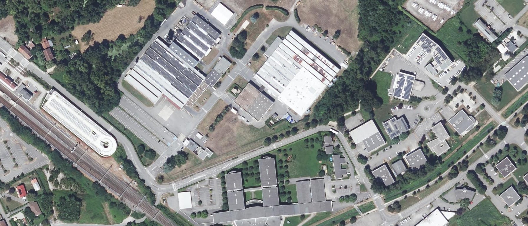 Vue aérienne de Lycée Pierre Béghin