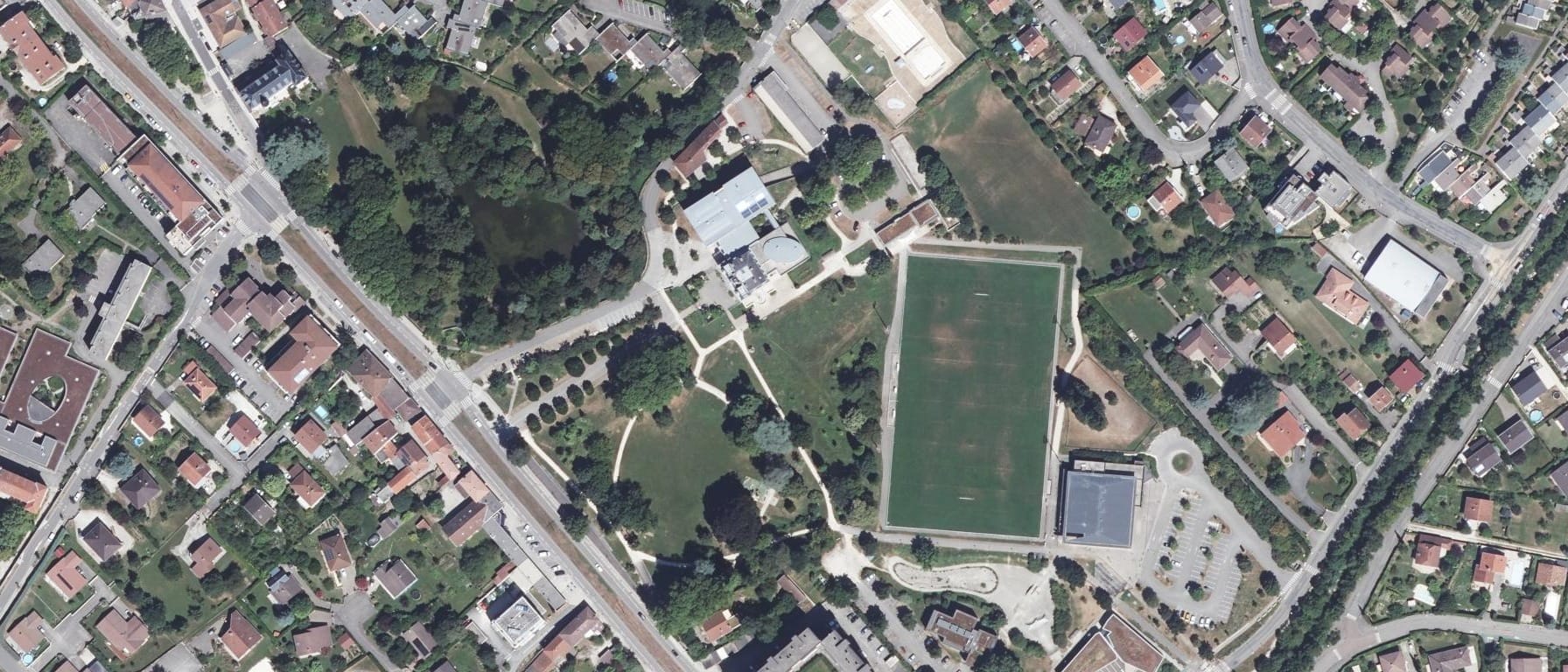 Vue aérienne de MFR ST-EGREVE