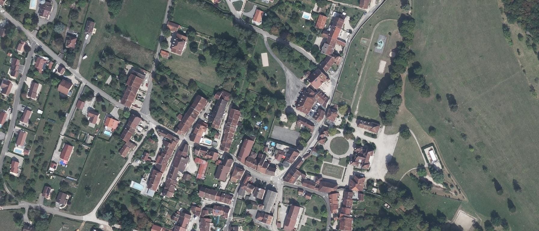 Vue aérienne de CFA DU JURA