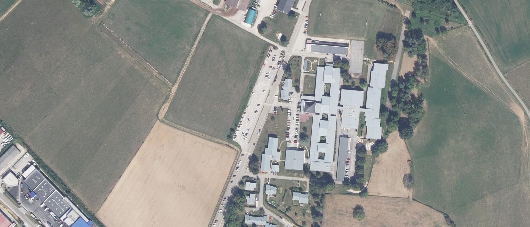 Vue aérienne de Lycée agricole Edgar Faure