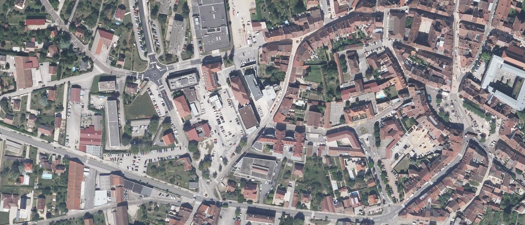 Vue aérienne de ENILEA-CFA-CAMPUS Poligny