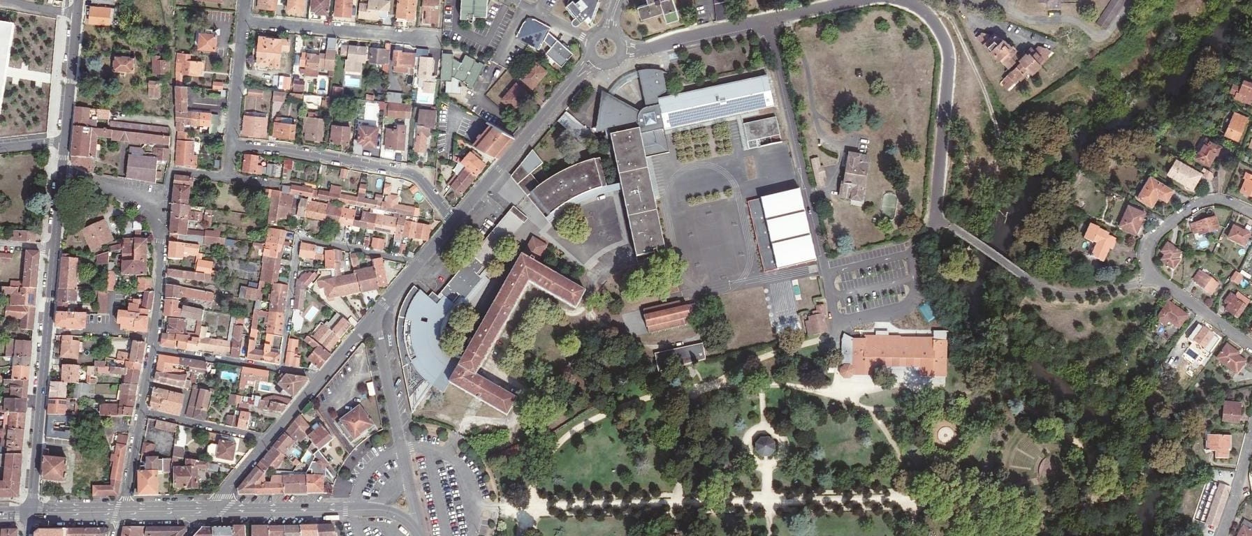 Vue aérienne de Lycée Victor Duruy