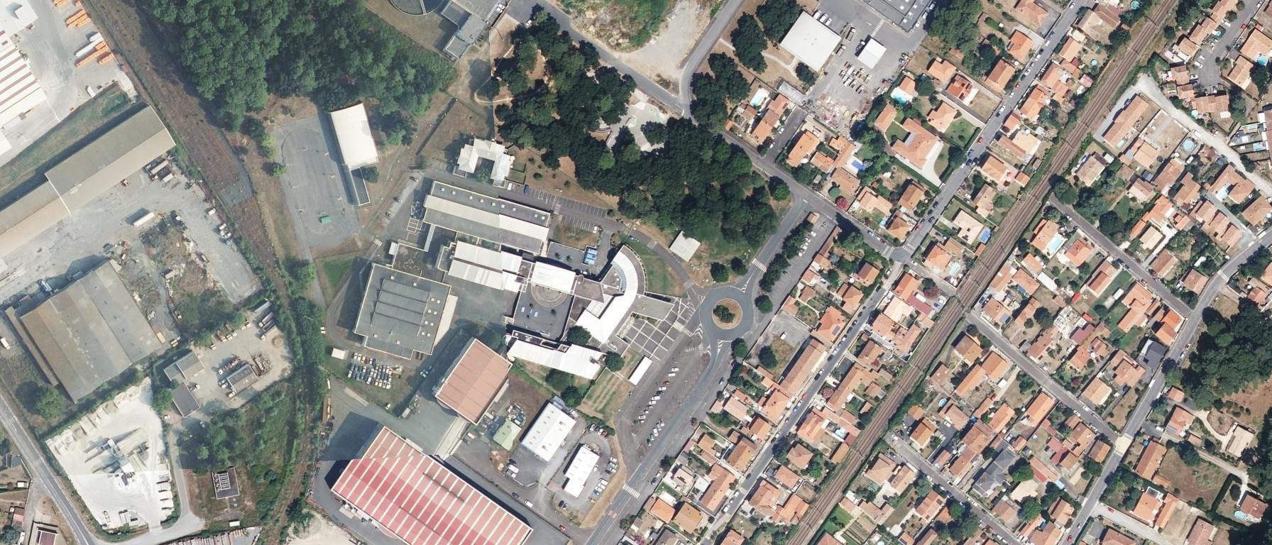 Vue aérienne de Lycée professionnel Ambroise Croizat