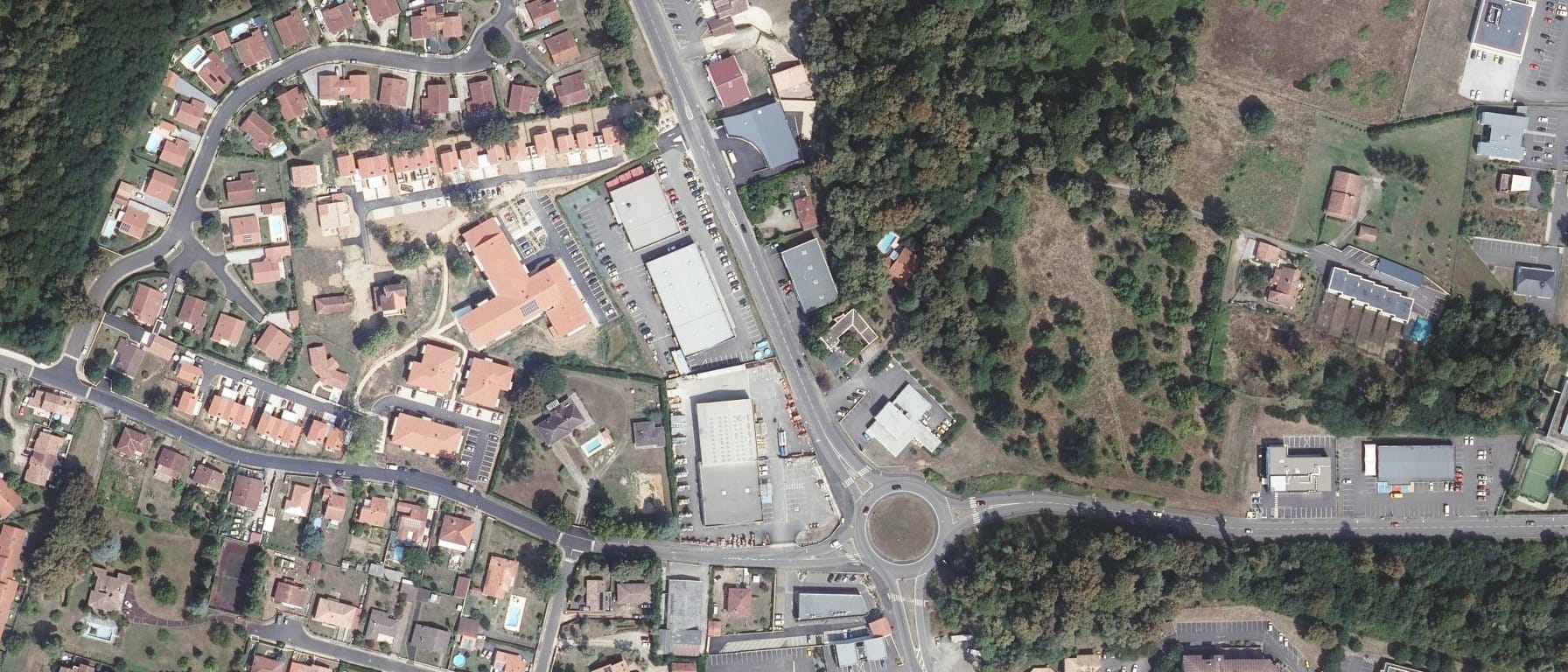 Vue aérienne de Lycée Jean Cassaigne