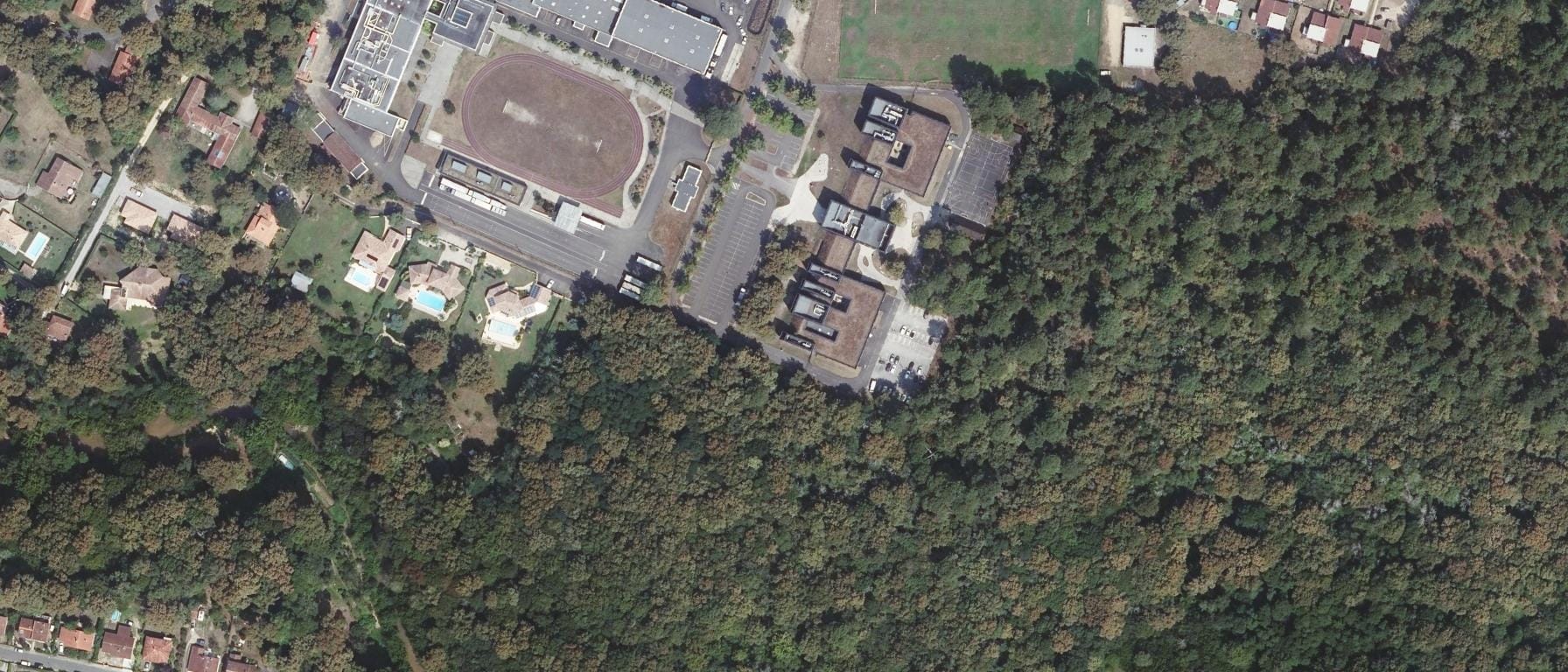 Vue aérienne de CFA DES METIERS ET DE L'ARTISANAT DES LANDES - CFA CMA 40 -