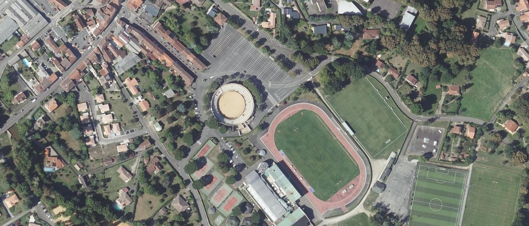 Vue aérienne de CFA - CLES - CENTRE LORRAIN D'EDUCATION PAR LE SPORT
