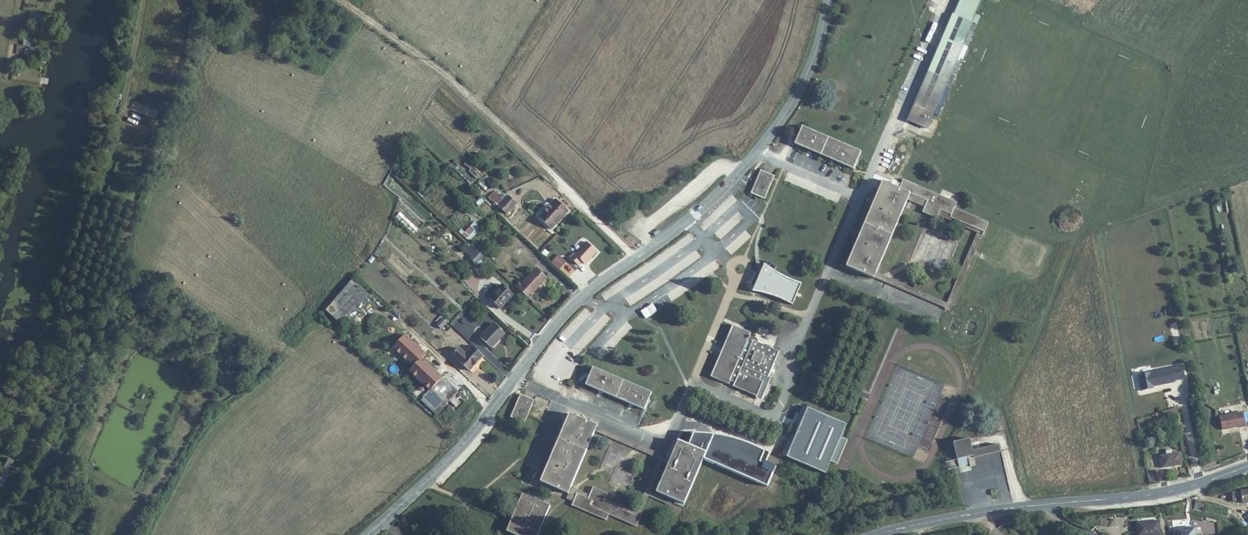Vue aérienne de Agrocampus des 2 Vallées - Lycée agricole de Vendôme