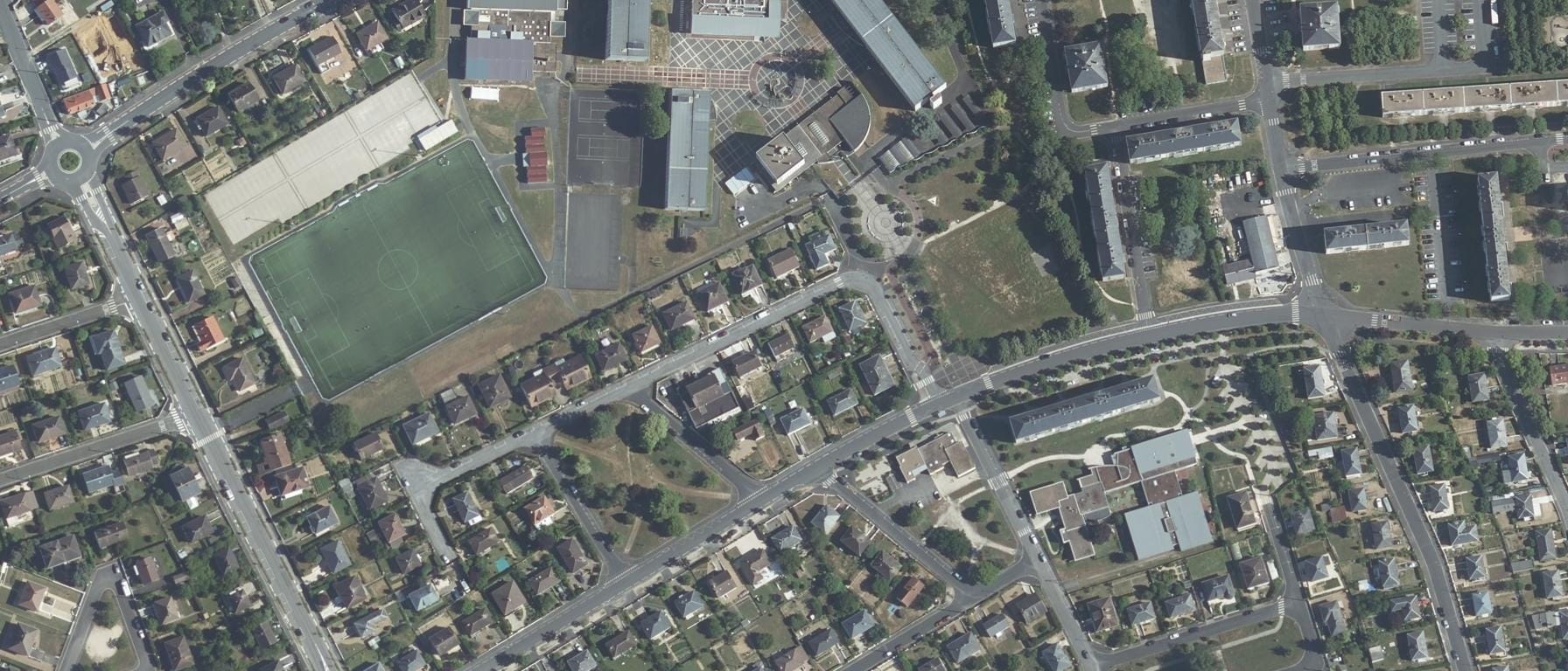 Vue aérienne de Lycée Ronsard