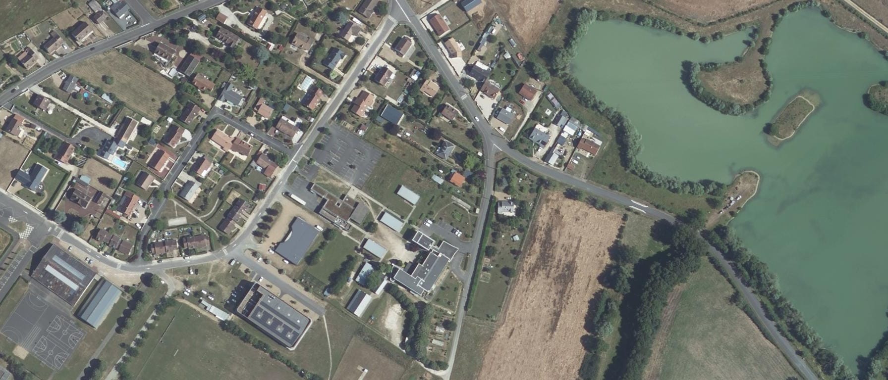 Vue aérienne de Agrocampus des 2 Vallées - LPA de Montoire-sur-le-Loir