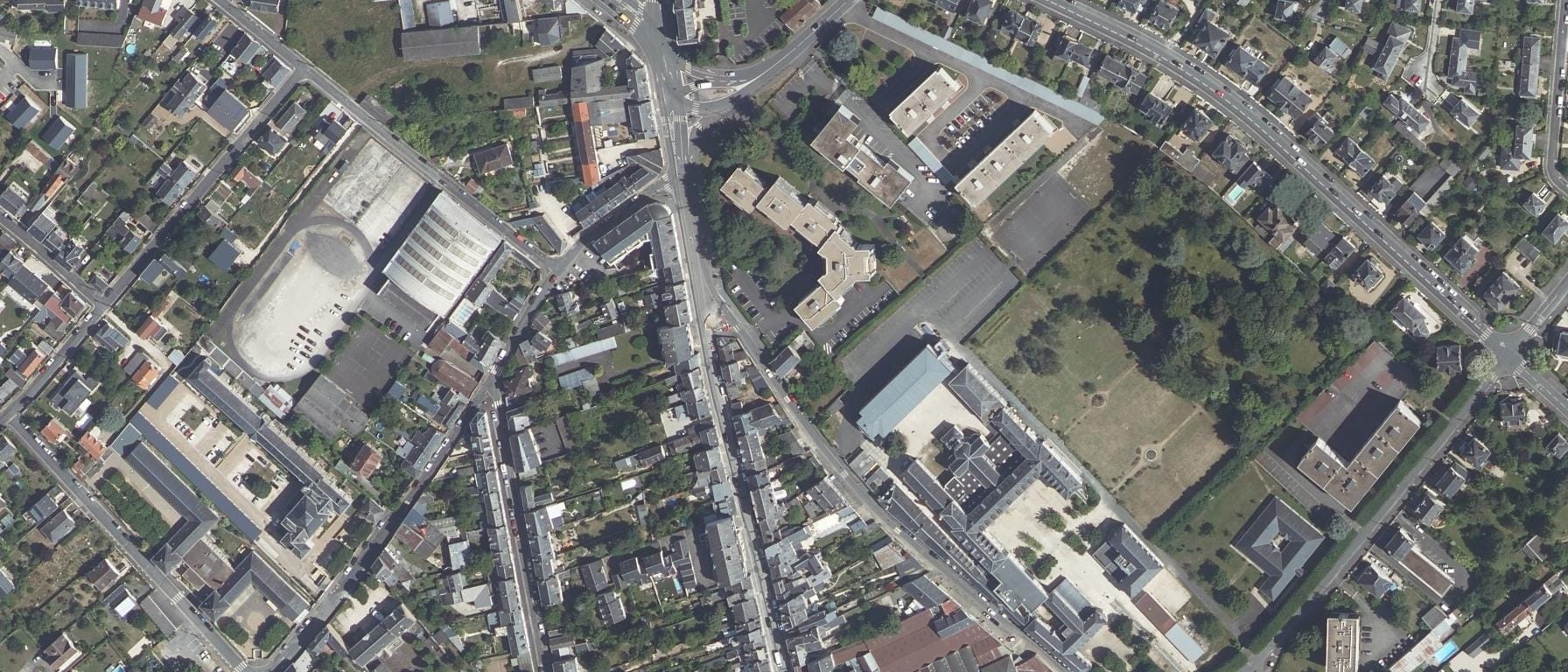 Vue aérienne de Lycée La Providence