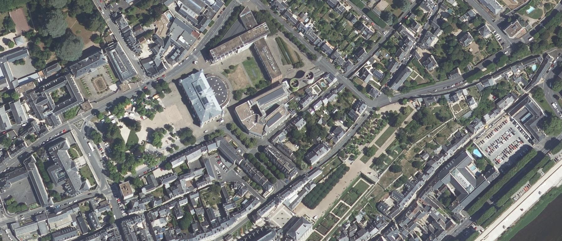 Vue aérienne de I.U.T de Blois
