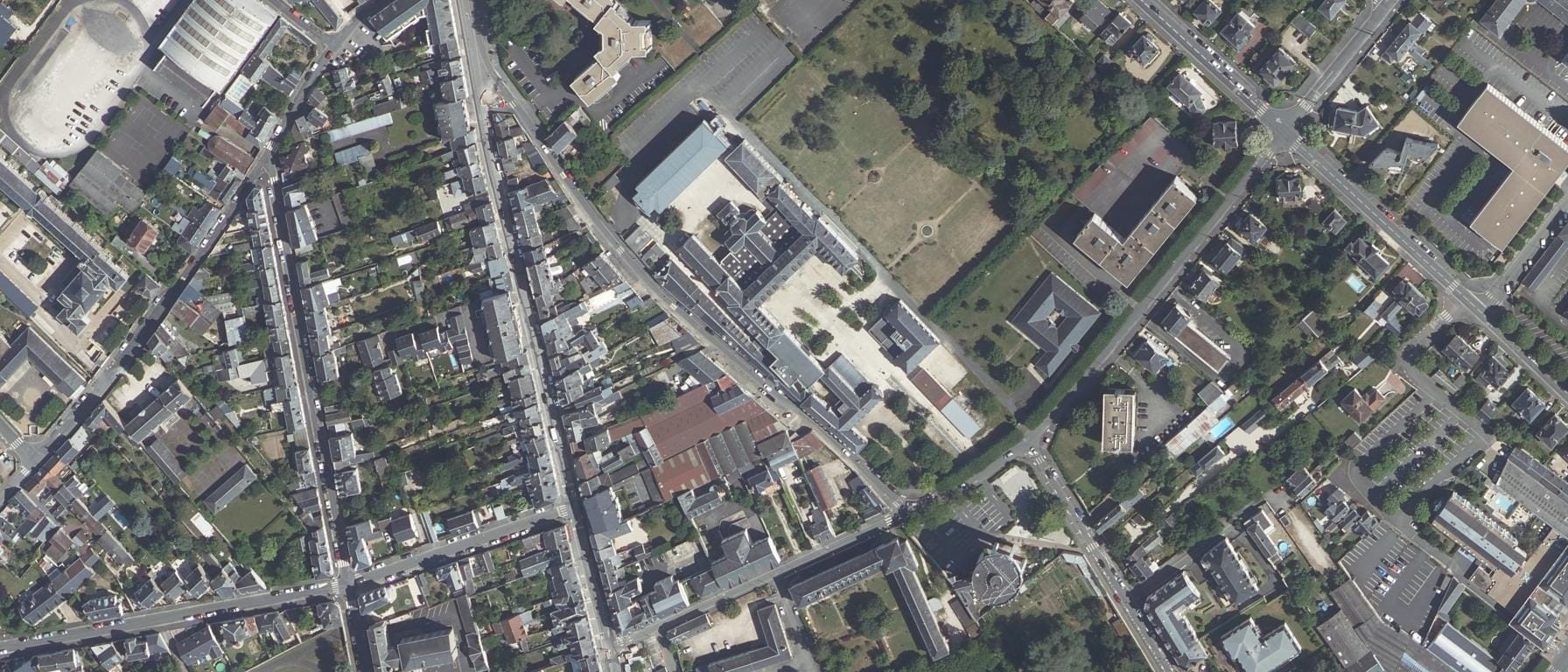 Vue aérienne de CFA CFC Campus La Providence