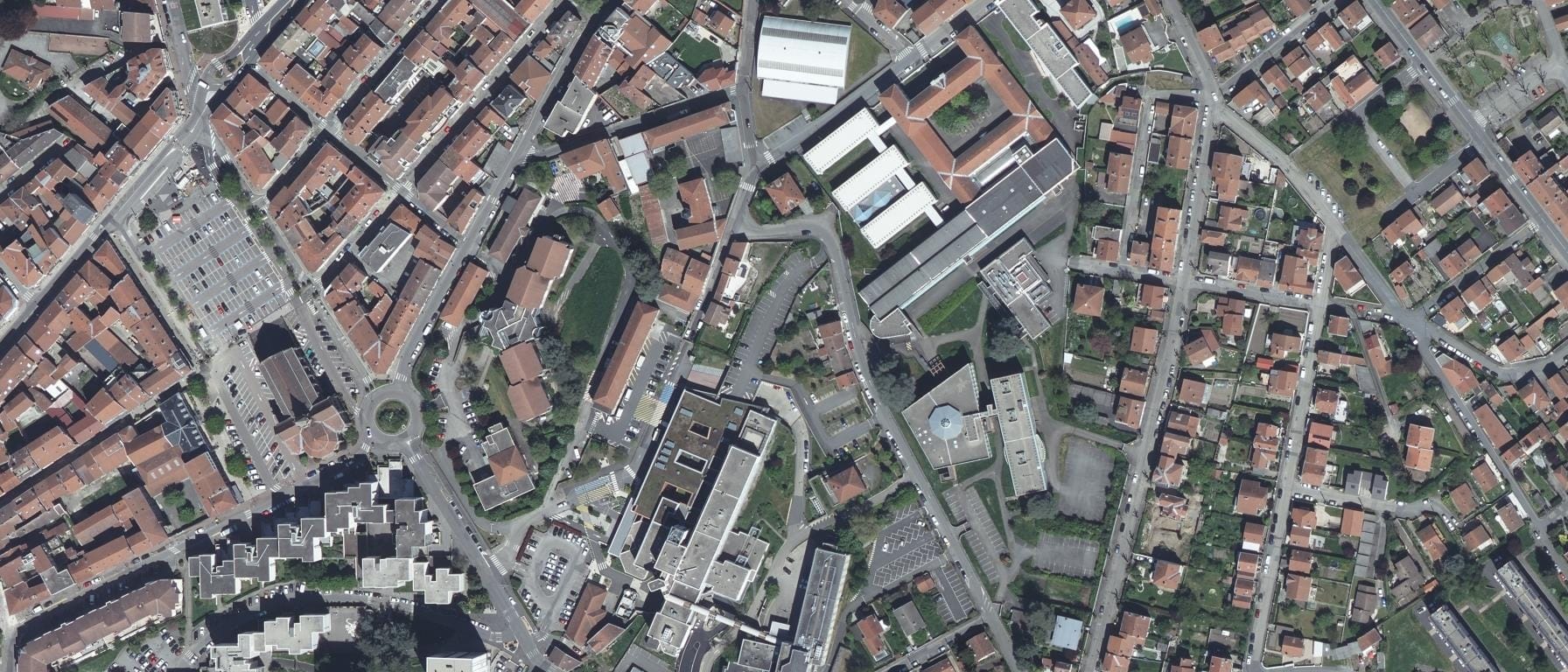 Vue aérienne de Lycée Jacob Holtzer