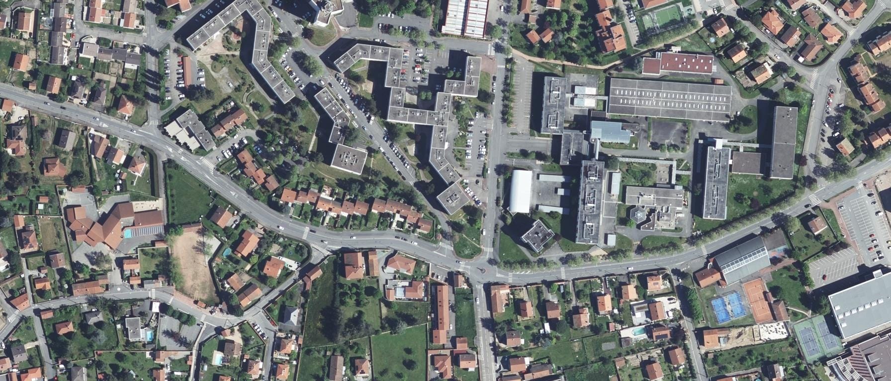 Vue aérienne de Lycée Beauregard