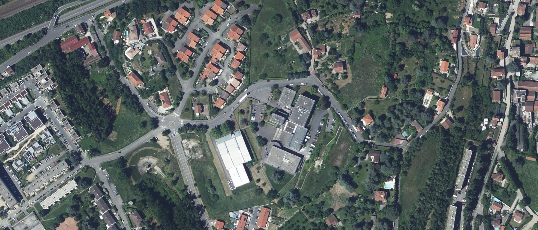 Vue aérienne de Lycée professionnel des métiers René Cassin