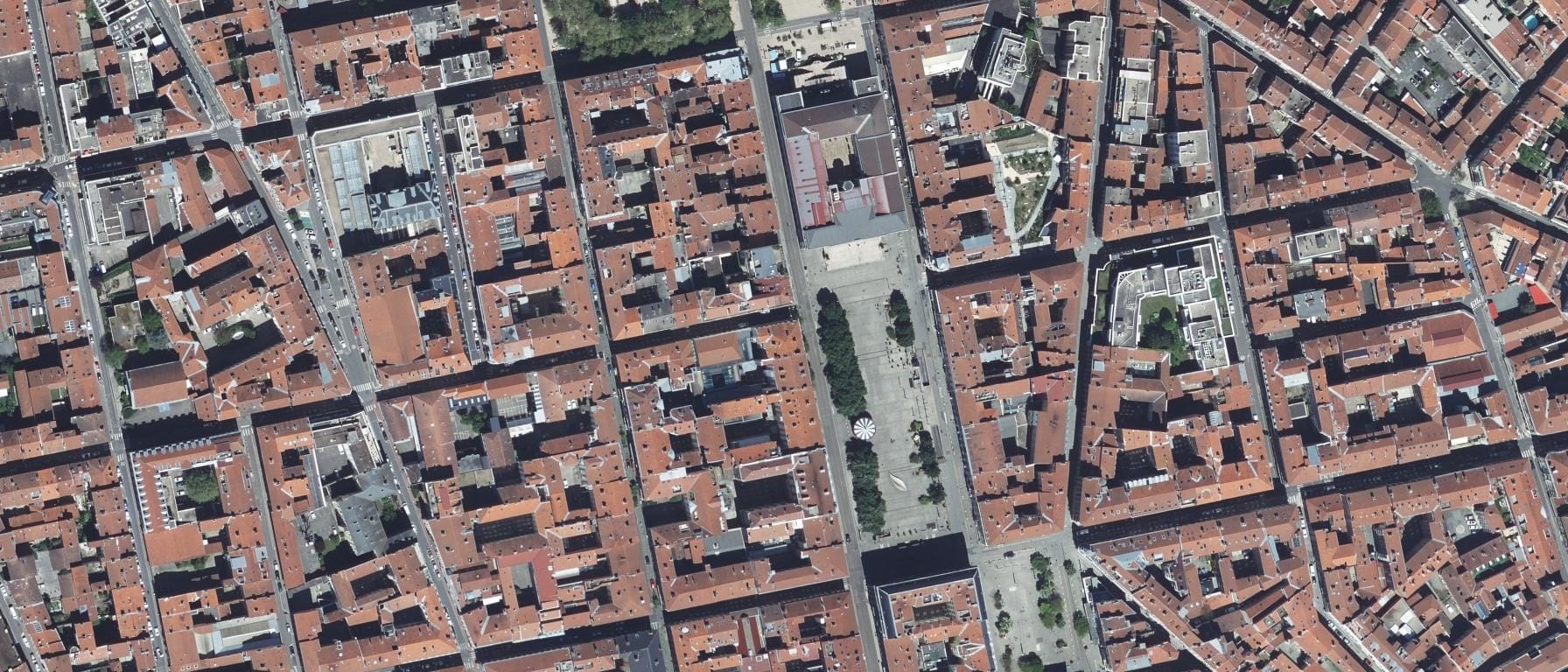 Vue aérienne de Lycée Honore D'Urfe
