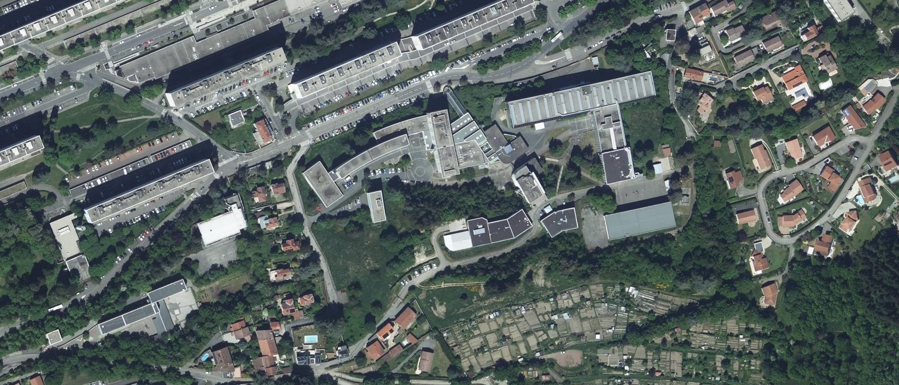 Vue aérienne de Lycée Jean Monnet