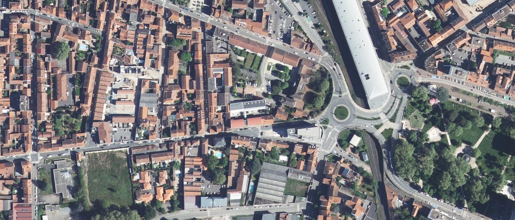 Vue aérienne de Lycée Sainte Anne