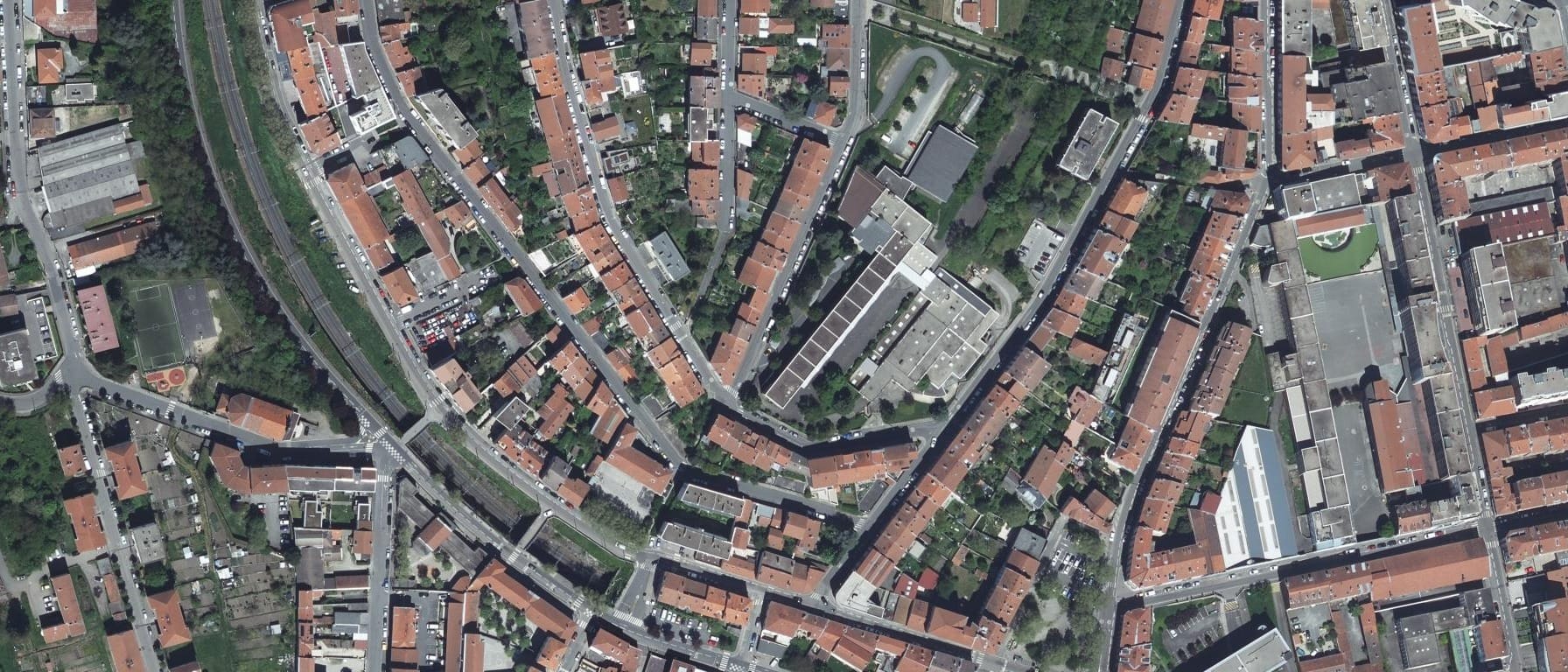 Vue aérienne de Lycée La Salle