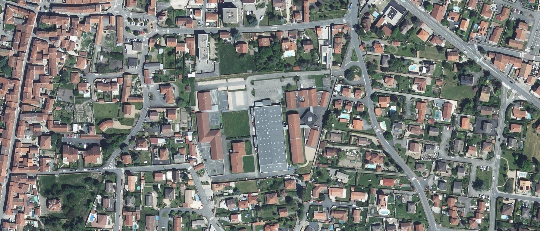Vue aérienne de Lycée professionnel Sainte Claire