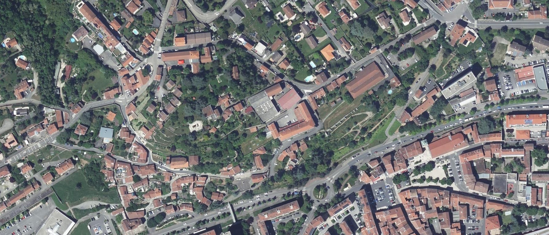 Vue aérienne de Lycée professionnel La Grand'Grange