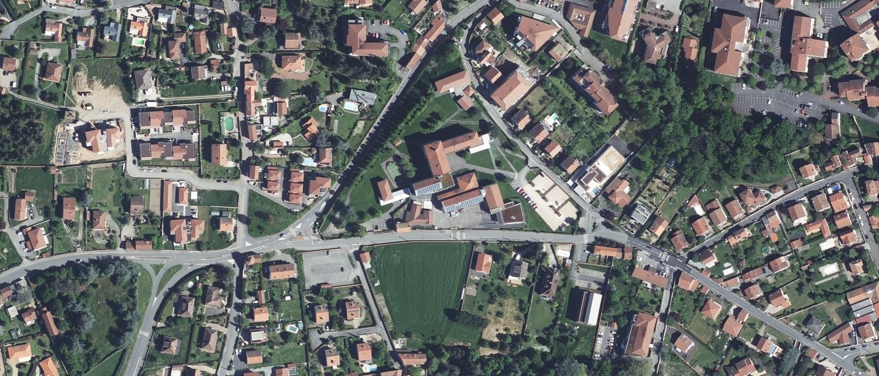 Vue aérienne de Lycée professionnel privé Jean-Baptiste D'Allard - CFA CREAP