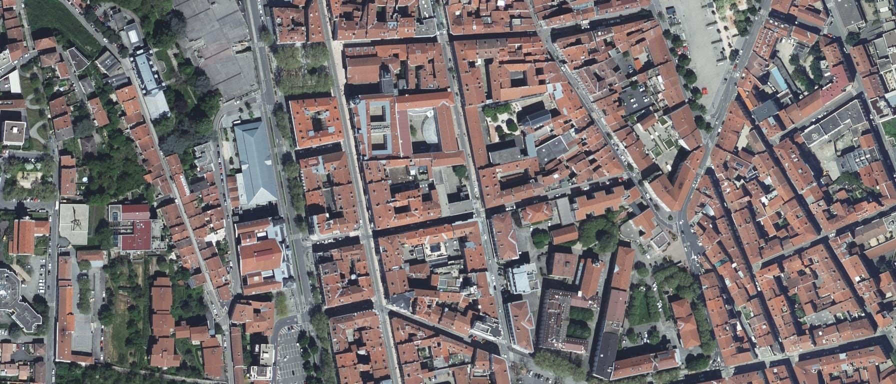 Vue aérienne de Externat Saint Michel (Saint-Etienne - 42)