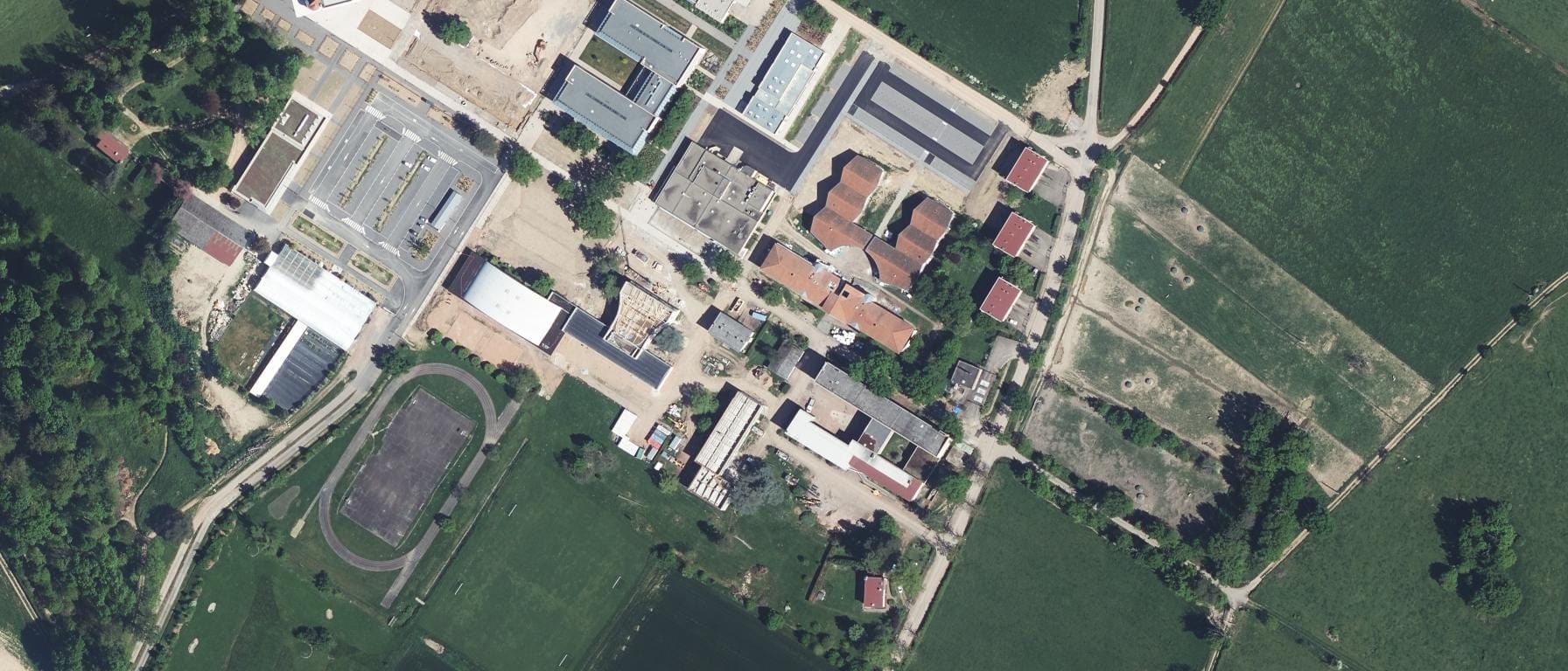 Vue aérienne de Lycée agricole Roanne-Cherve