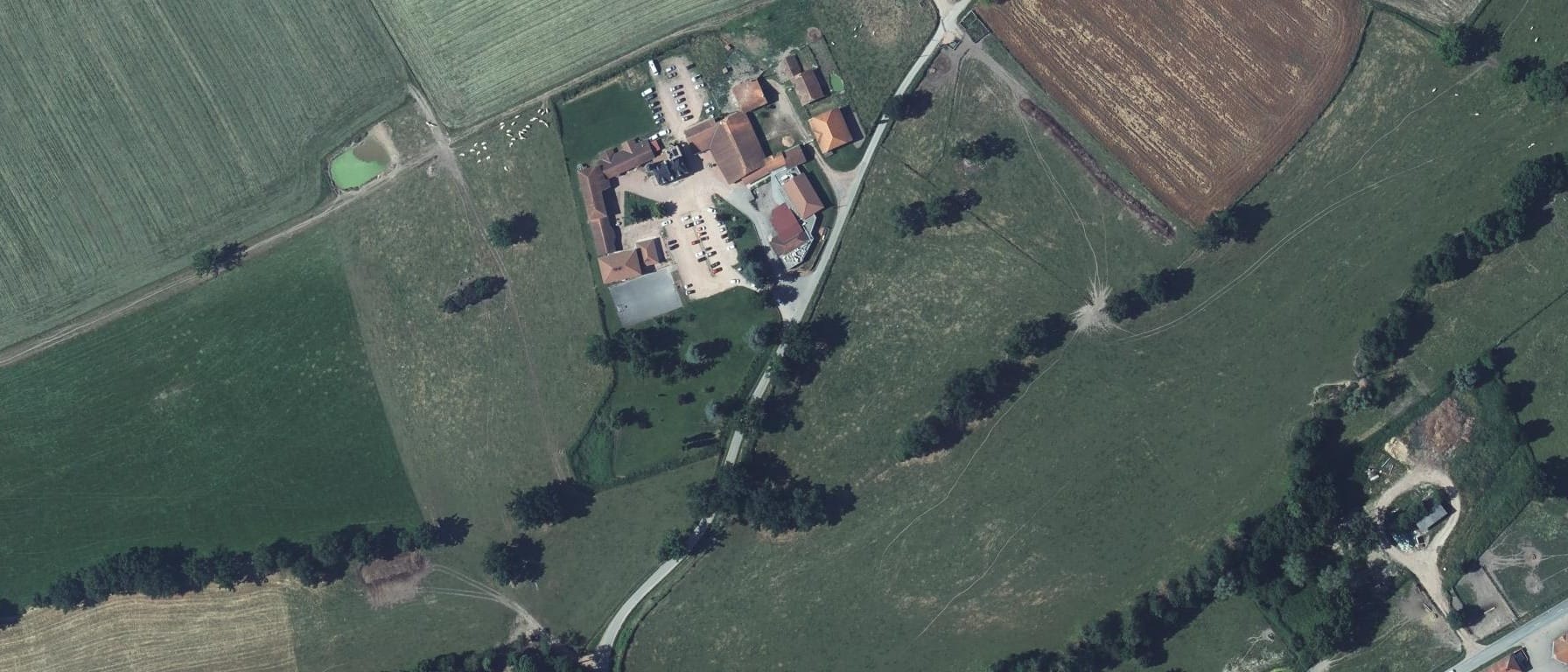Vue aérienne de MFREO ST GERMAIN LESPINASSE