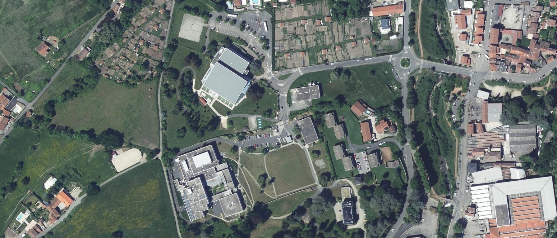 Vue aérienne de Lycée professionnel Hotelier