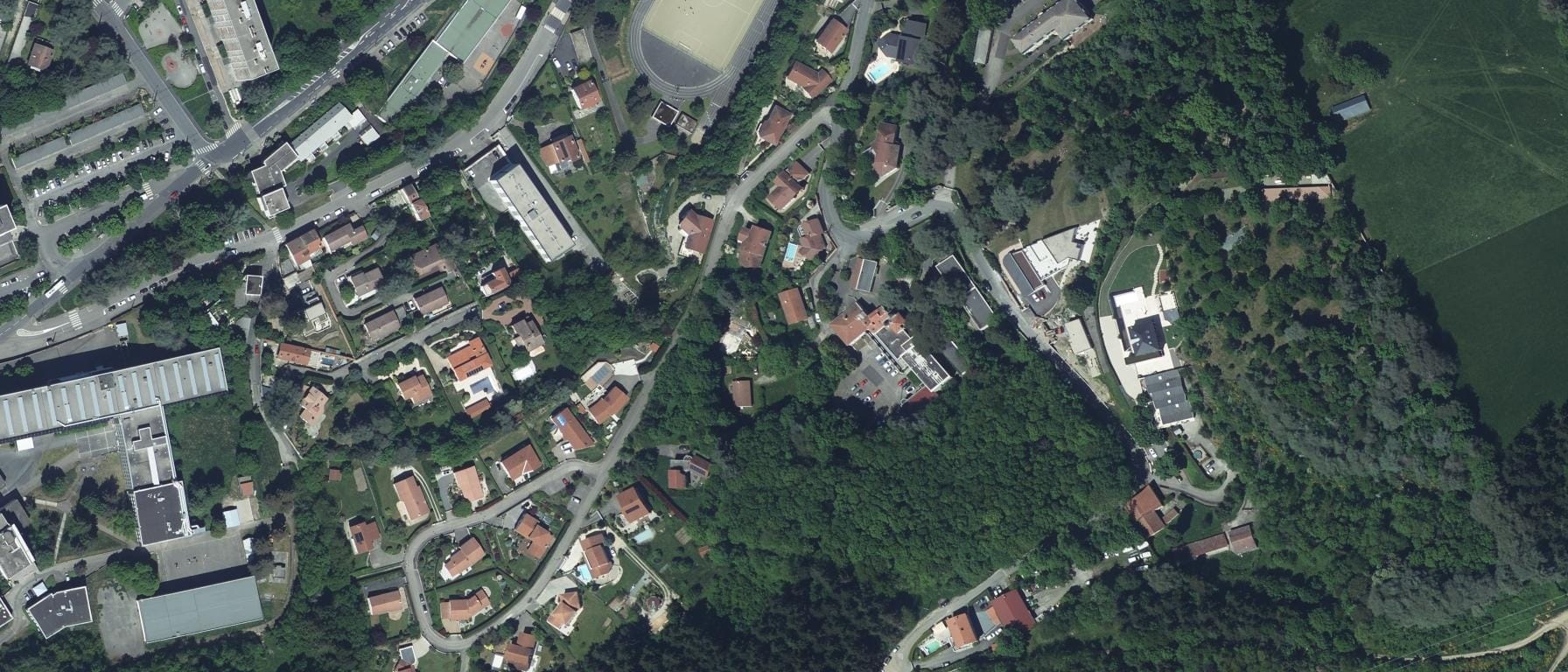 Vue aérienne de MFREO de Saint Etienne