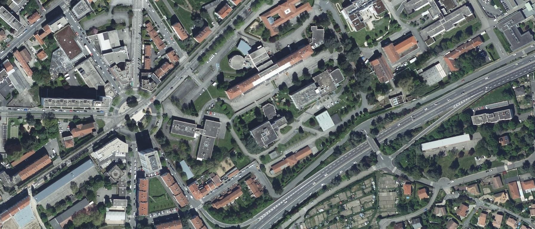 Vue aérienne de IFSI CHU St Etienne