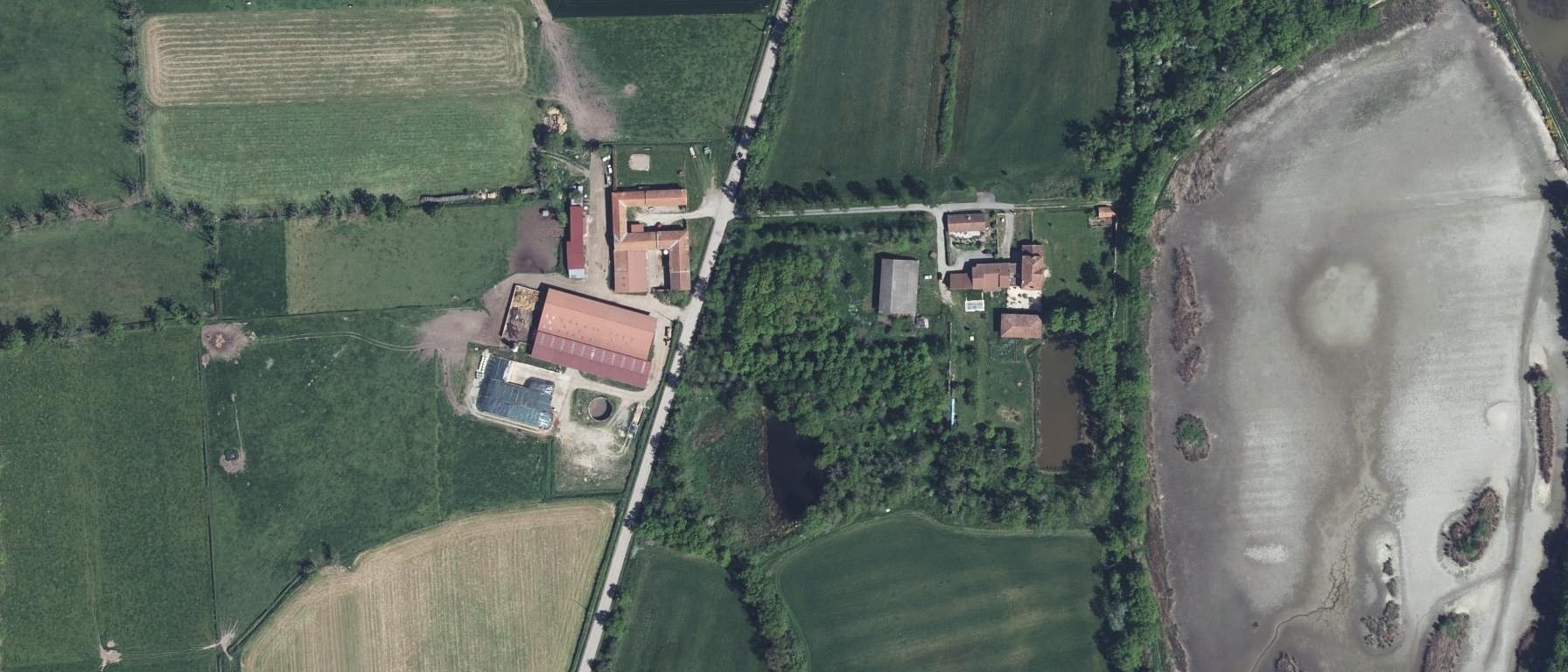 Vue aérienne de MFREO de Mornand en Forez - CFA régional des MFR Rhône Alpes
