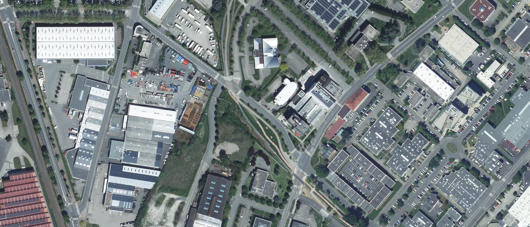 Vue aérienne de CFAI Loire-Drôme-Ardèche - Site de Saint-Etienne