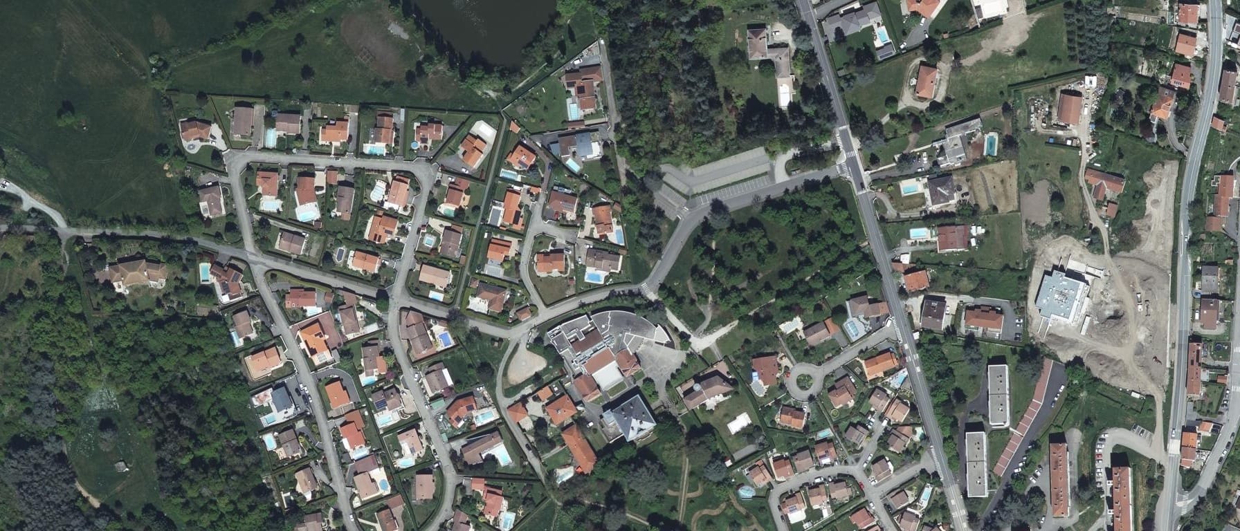 Vue aérienne de Lycée hôtelier RENOUVEAU