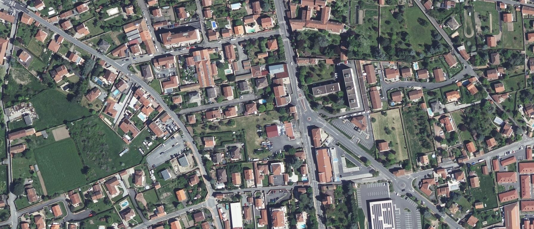 Vue aérienne de MFR CFA DU PARC MONTBRISON