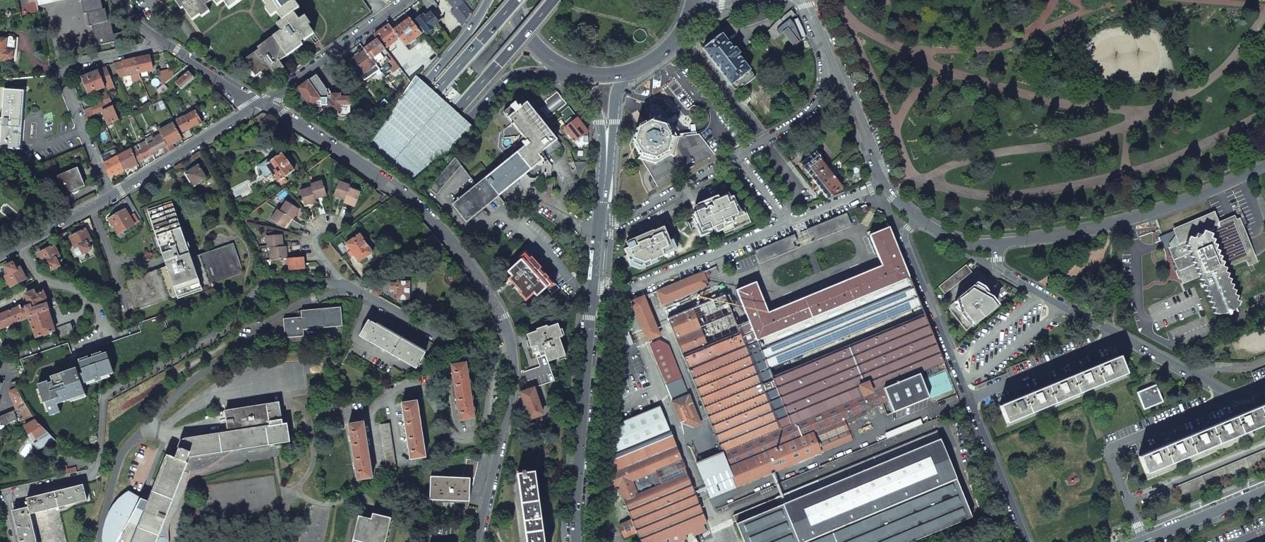 Vue aérienne de IRUP (Saint-Etienne - 42)