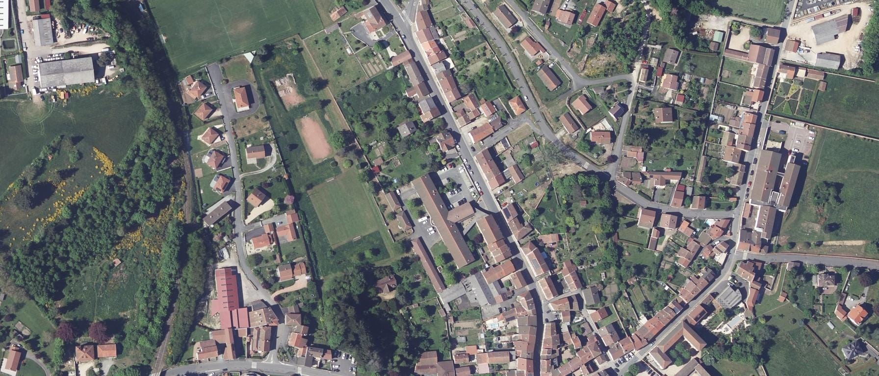 Vue aérienne de CFPPA de Roanne - Noiretable