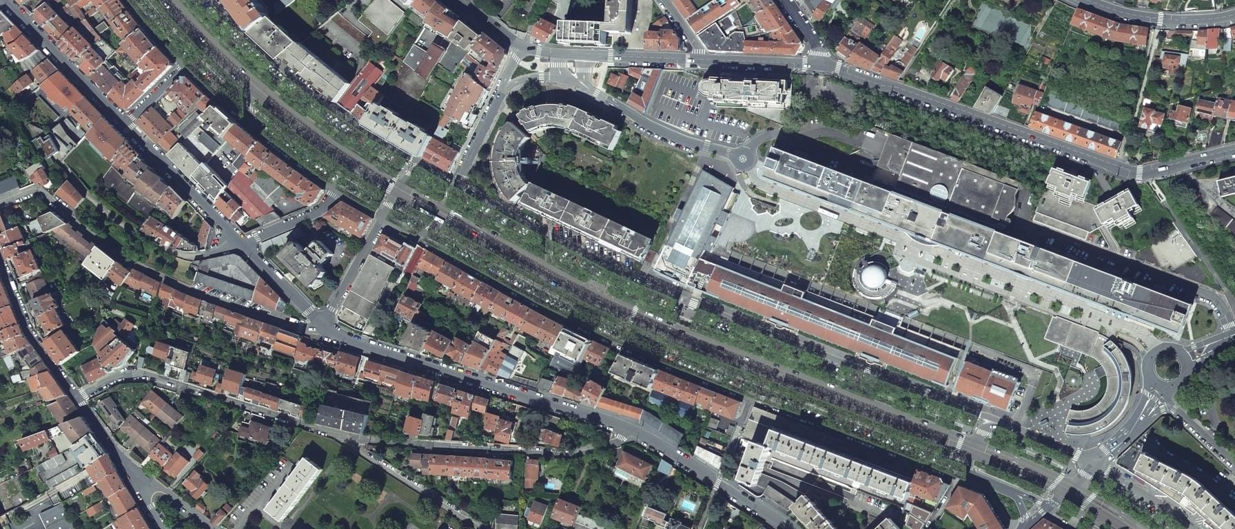 Vue aérienne de EKLYA ST ETIENNE - CFA IFIR