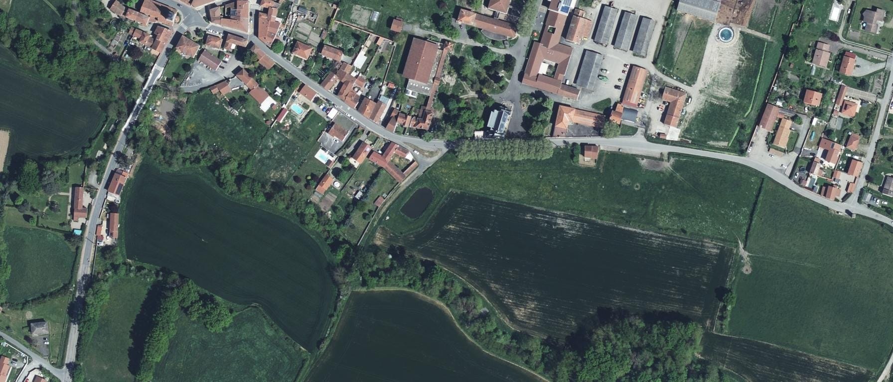 Vue aérienne de Campus AGRONOVA - CFPPA