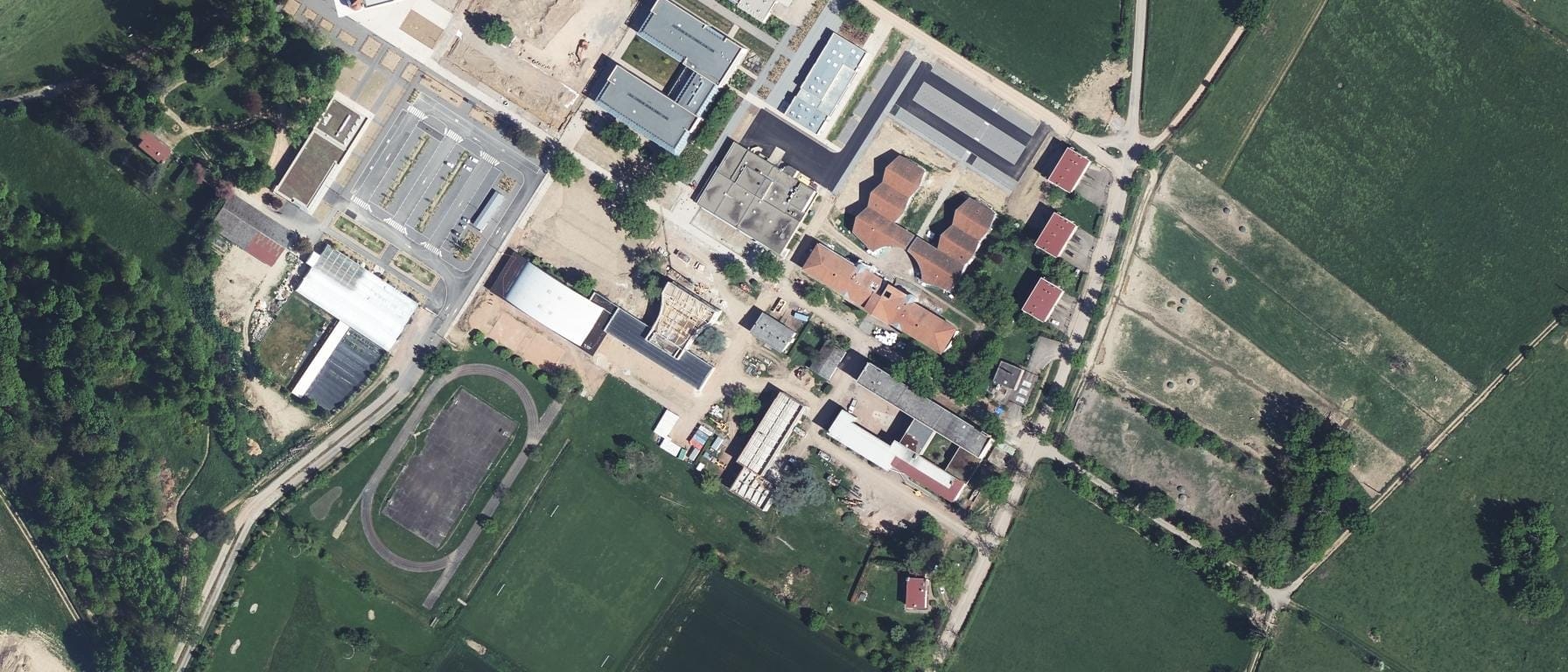 Vue aérienne de Site de Roanne du CFPPA Roanne