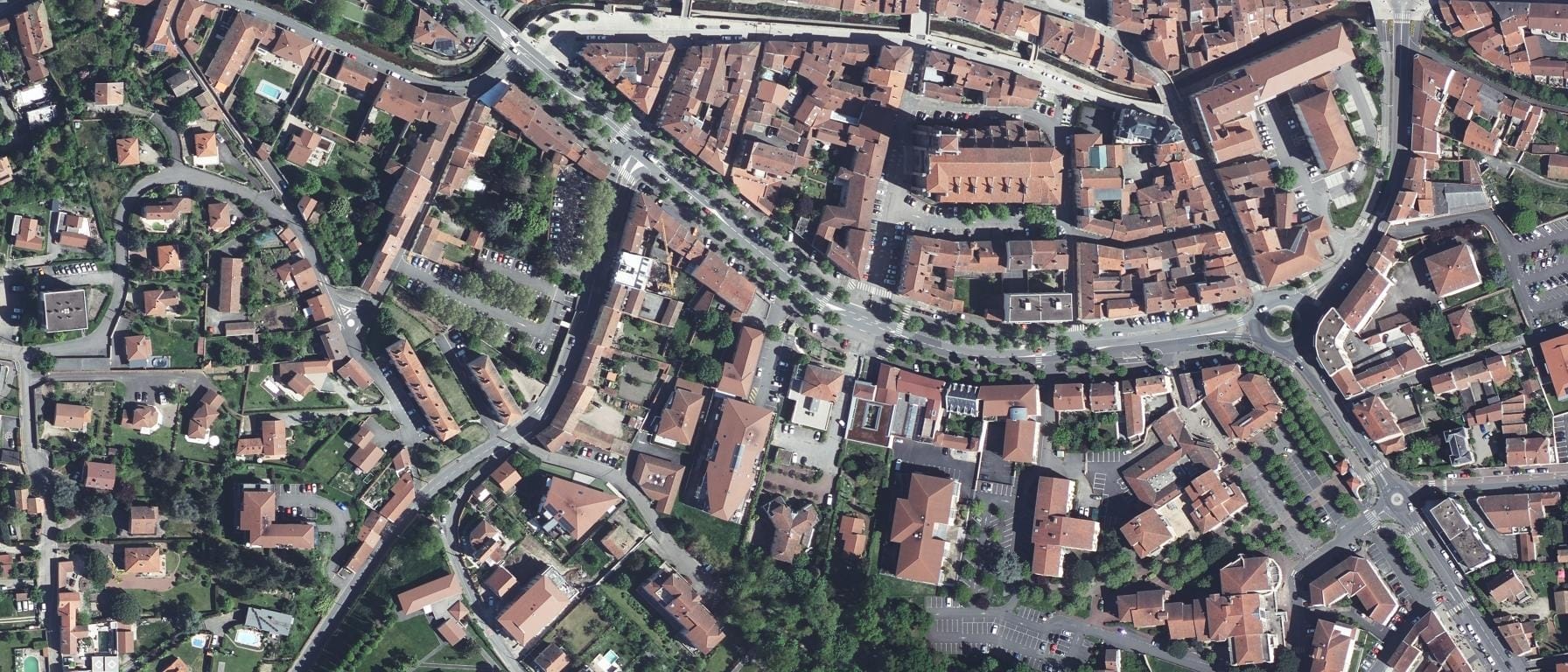 Vue aérienne de CENTRE REGIONAL ASSOCIE AU CNAM - Site de Montbrison