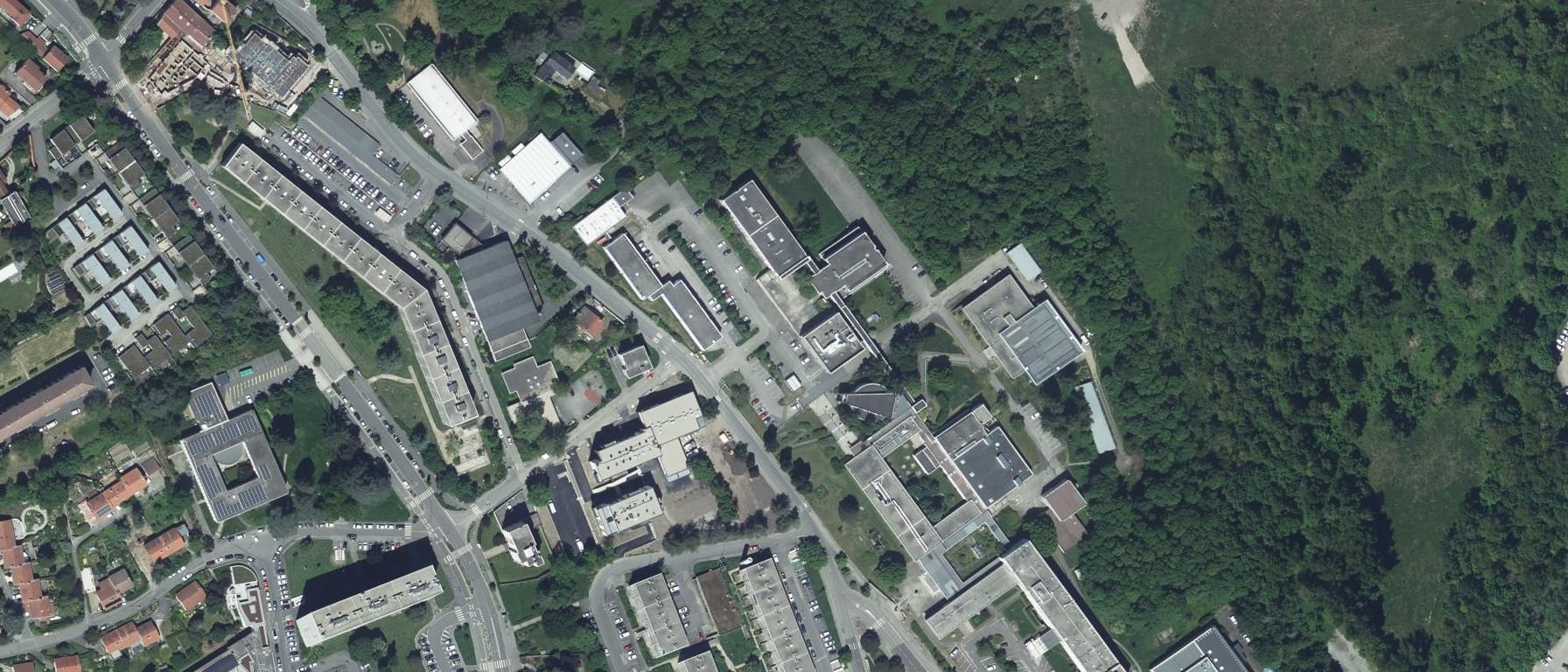 Vue aérienne de Université Jean Monnet - Saint Etienne