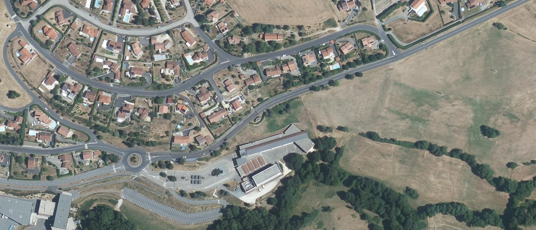 Vue aérienne de Lycée Notre Dame du Château