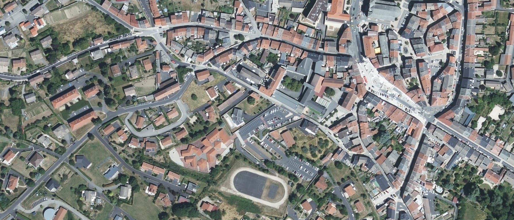 Vue aérienne de Lycée Saint-Gabriel