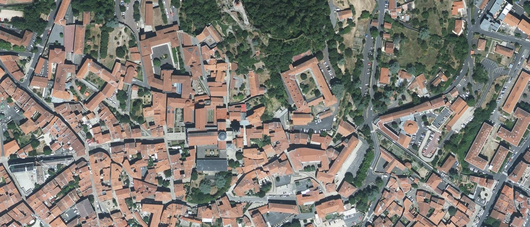 Vue aérienne de Lycée polyvalent Saint Jacques de Compostelle