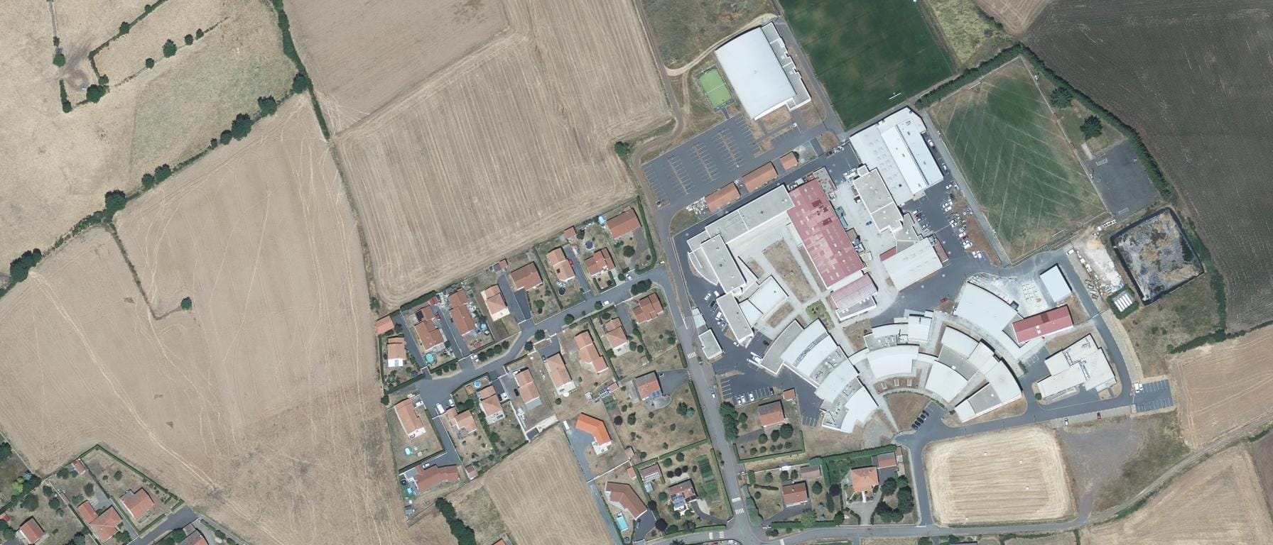 Vue aérienne de CFA IFP43 - Université Clermont Auvergne