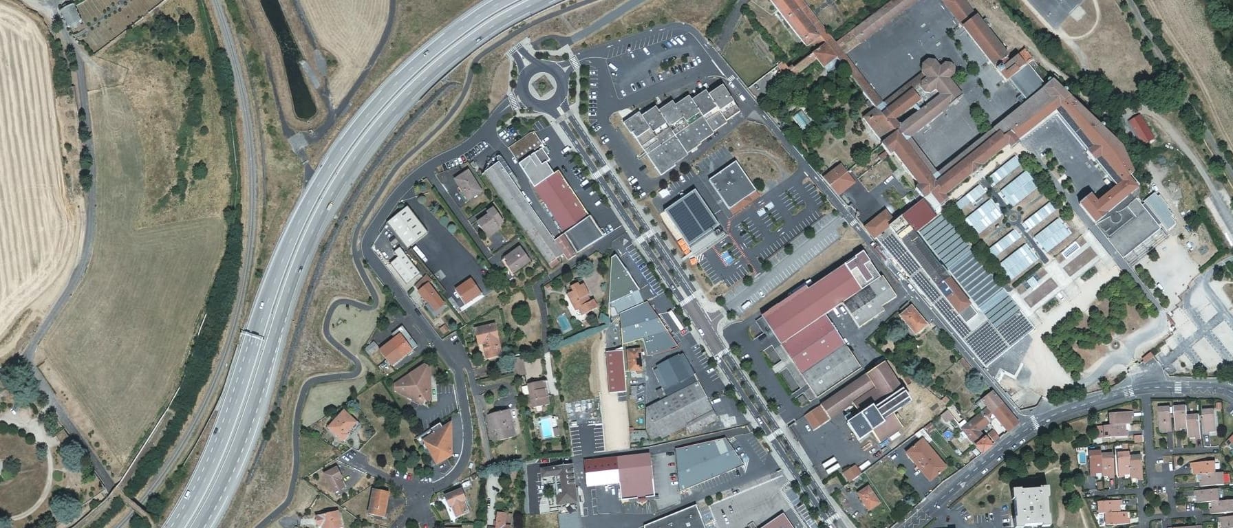 Vue aérienne de CFA Espace réussite