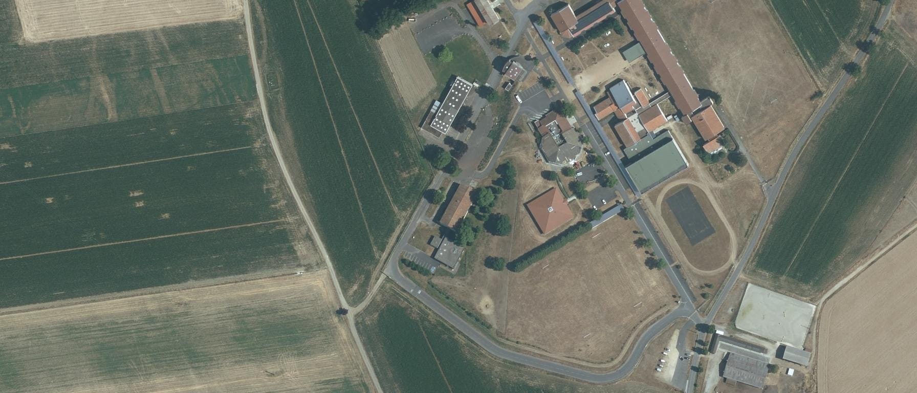 Vue aérienne de CFPPA Brioude-Bonnefont